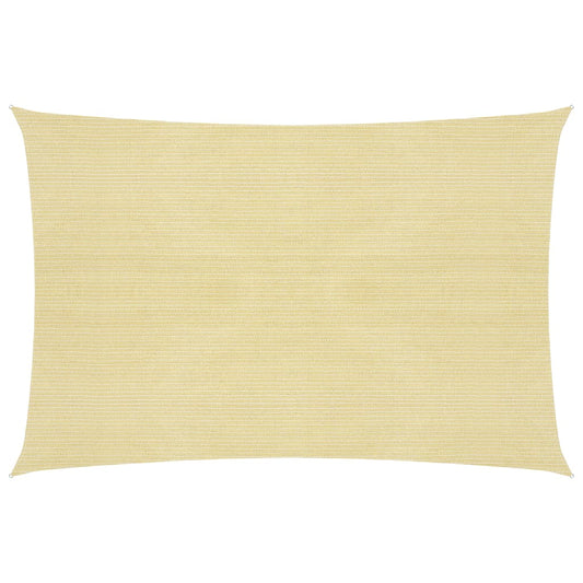 Aurinkopurje 160 g/m² beige 6x8 m HDPE - Sisustajankoti.fi