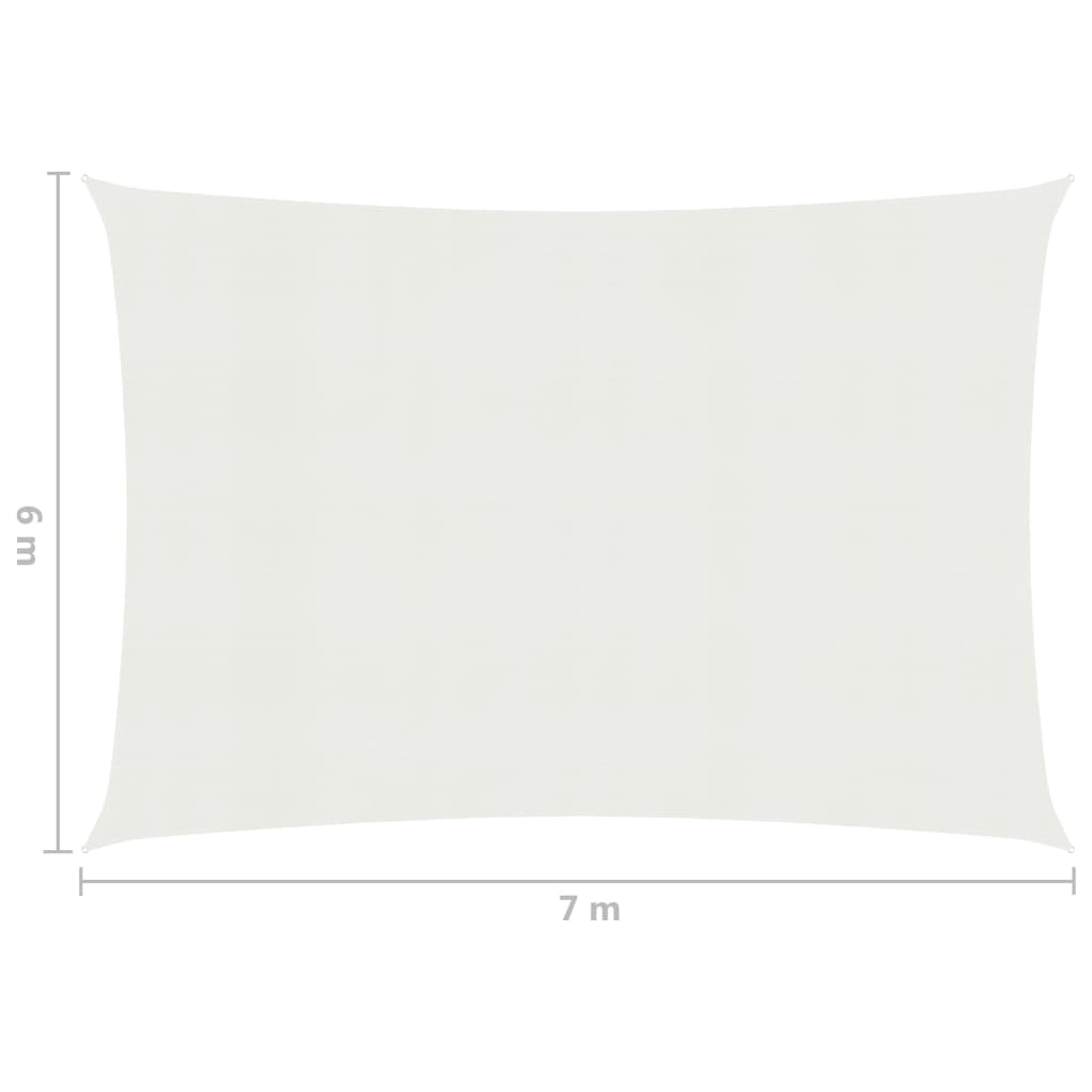 Aurinkopurje 160 g/m² valkoinen 6x7 m HDPE - Sisustajankoti.fi