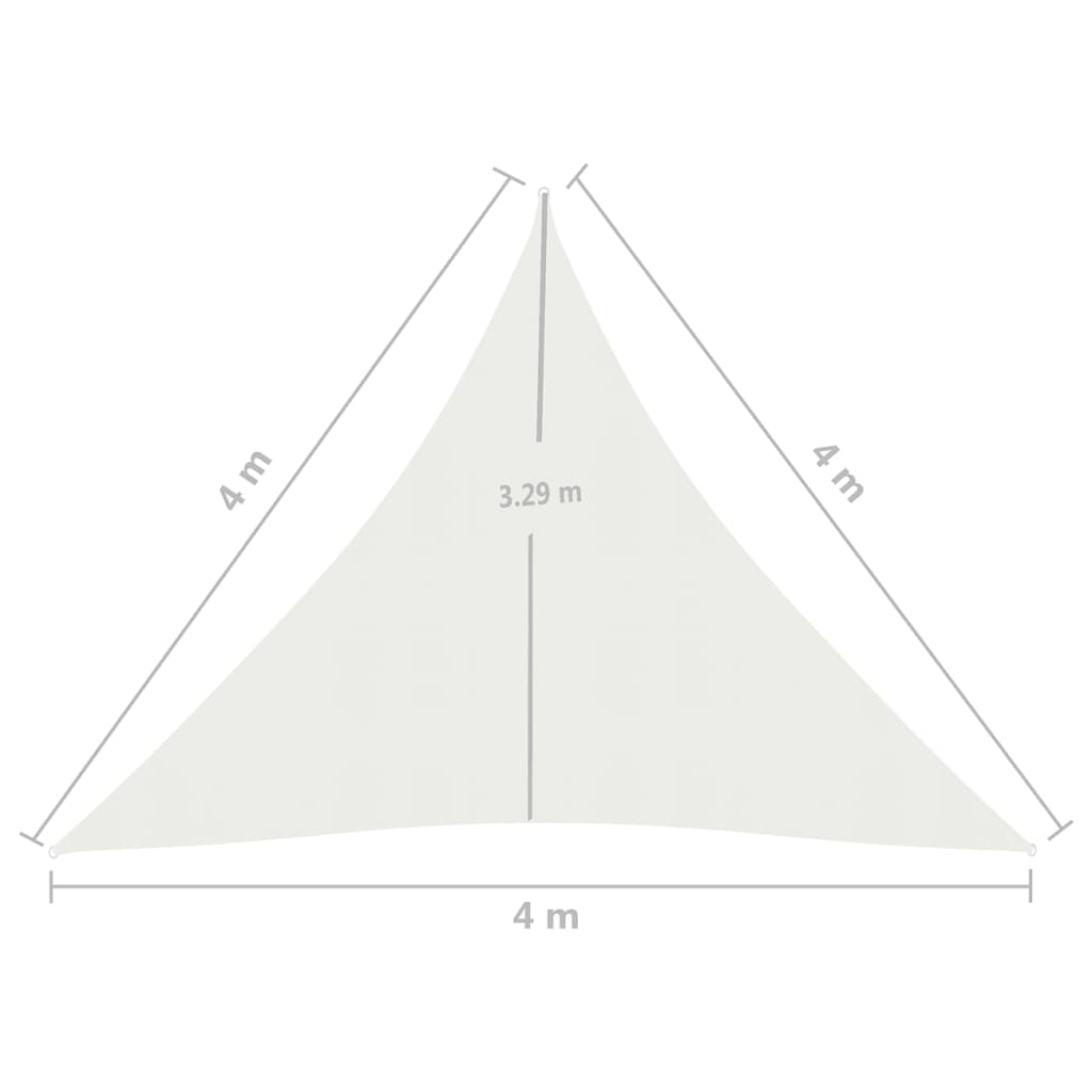 Aurinkopurje 160 g/m² valkoinen 4x4x4 m HDPE - Sisustajankoti.fi