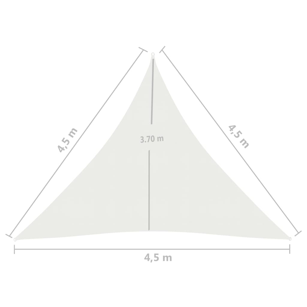 Aurinkopurje 160 g/m² valkoinen 4,5x4,5x4,5 m HDPE - Sisustajankoti.fi