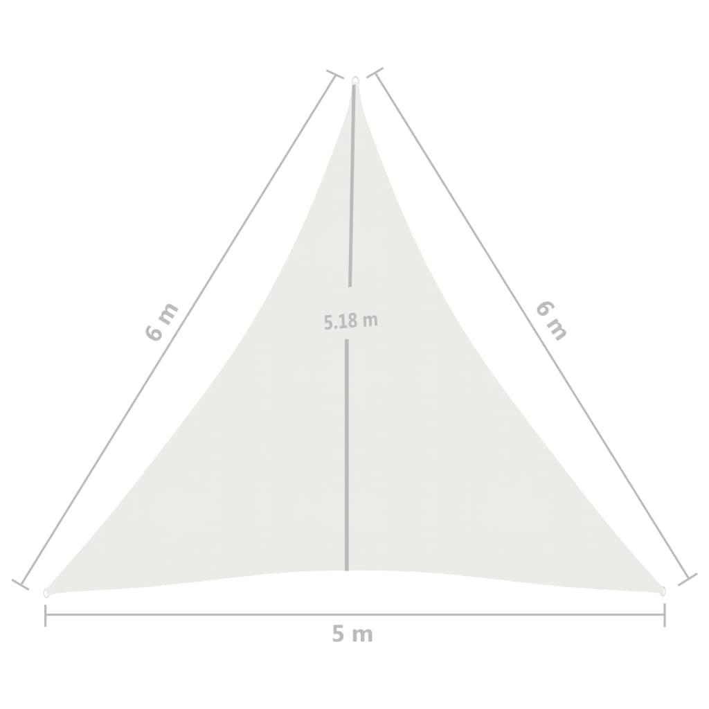 Aurinkopurje 160 g/m² valkoinen 5x6x6 m HDPE - Sisustajankoti.fi
