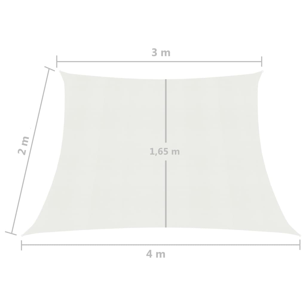Aurinkopurje 160 g/m² valkoinen 3/4x2 m HDPE - Sisustajankoti.fi