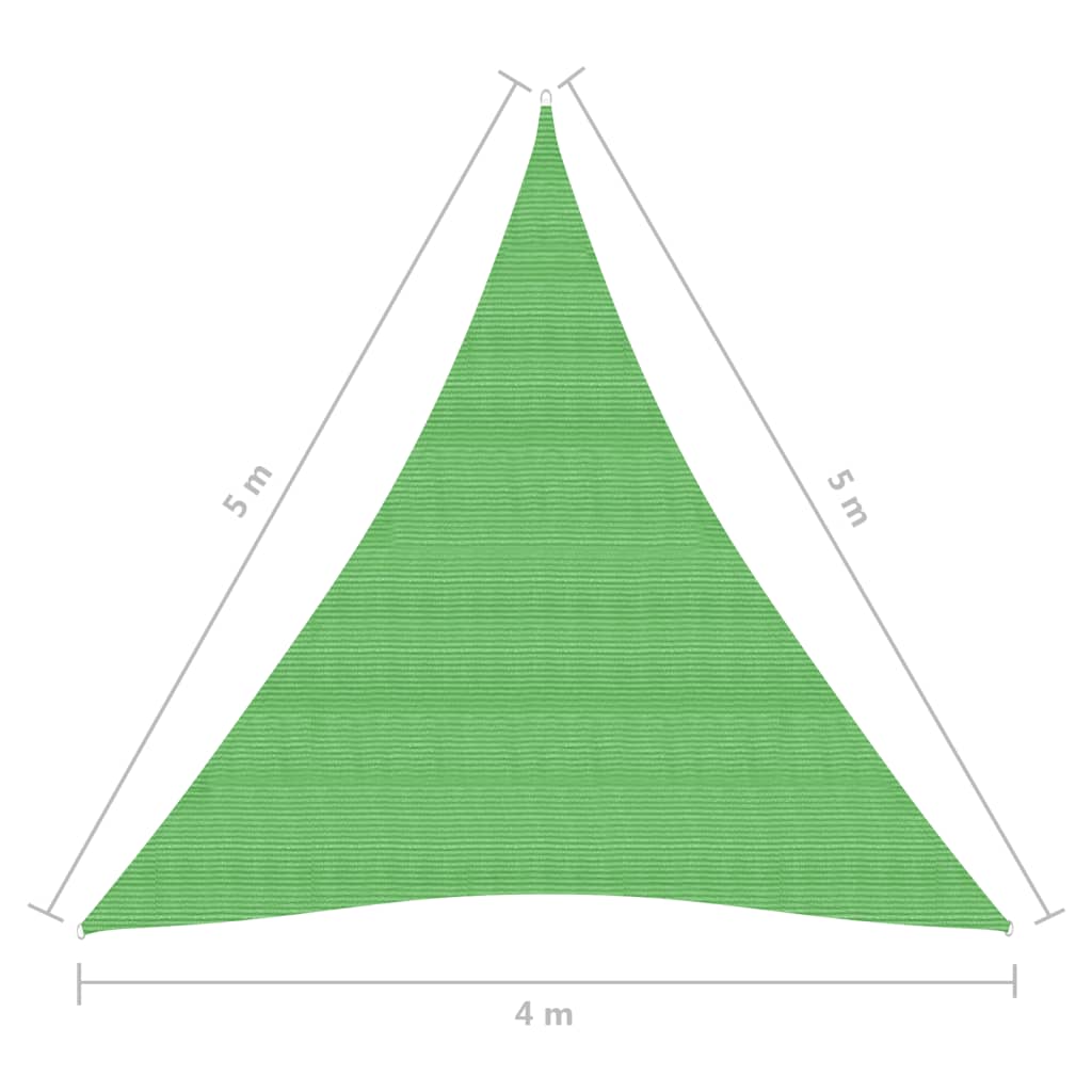 Aurinkopurje 160 g/m² vaaleanvihreä 4x5x5 m HDPE - Sisustajankoti.fi