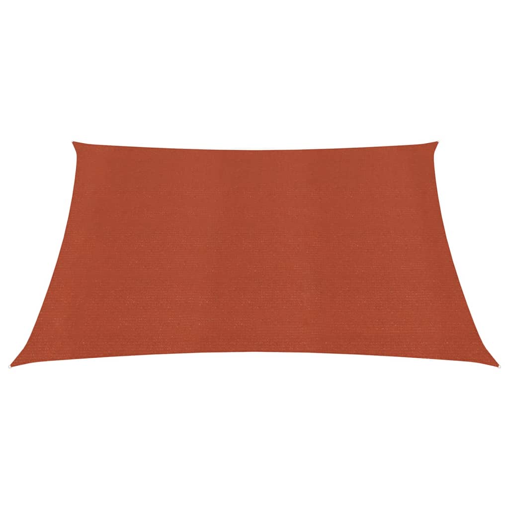 Aurinkopurje 160 g/m² terrakotta 7x7 m HDPE - Sisustajankoti.fi