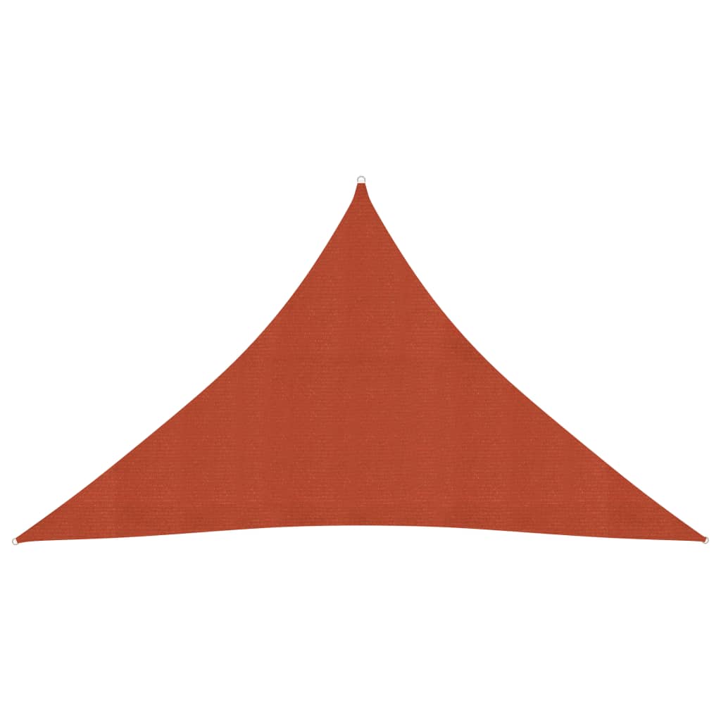 Aurinkopurje 160 g/m² terrakotta 3,5x3,5x4,9 m HDPE - Sisustajankoti.fi