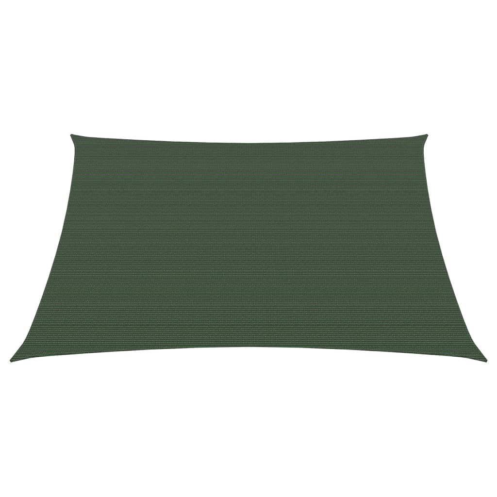 Aurinkopurje 160 g/m² tummanvihreä 3,6x3,6 m HDPE - Sisustajankoti.fi