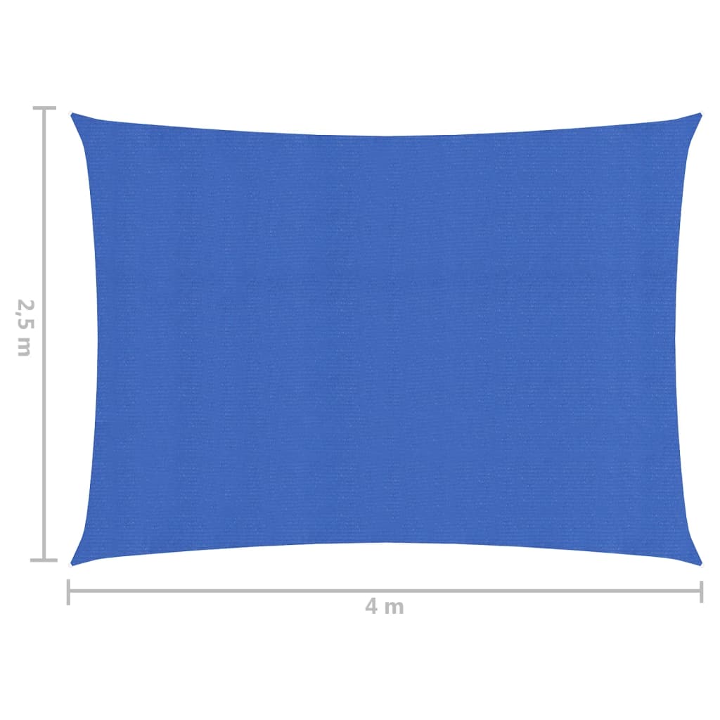 Aurinkopurje 160 g/m² sininen 2,5x4 m HDPE - Sisustajankoti.fi