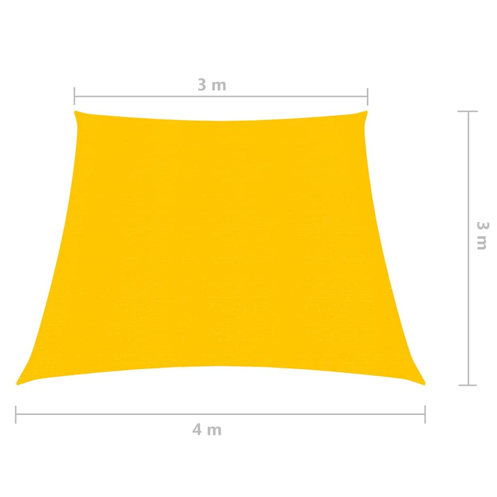 Aurinkopurje 160 g/m² keltainen 3/4x3 m HDPE - Sisustajankoti.fi