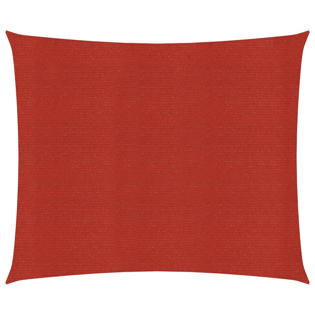 Aurinkopurje 160 g/m² punainen 4,5x4,5 m HDPE - Sisustajankoti.fi