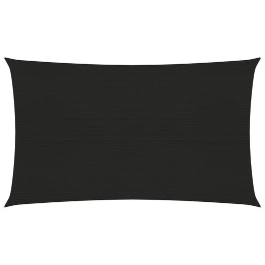 Aurinkopurje 160 g/m² musta 3x6 m HDPE - Sisustajankoti.fi