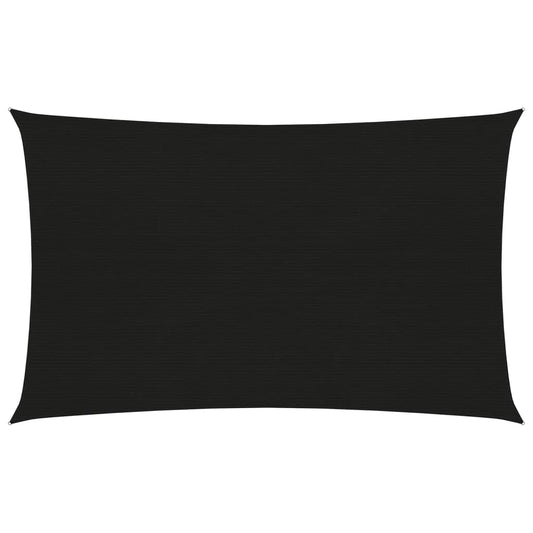 Aurinkopurje 160 g/m² musta 4x6 m HDPE - Sisustajankoti.fi