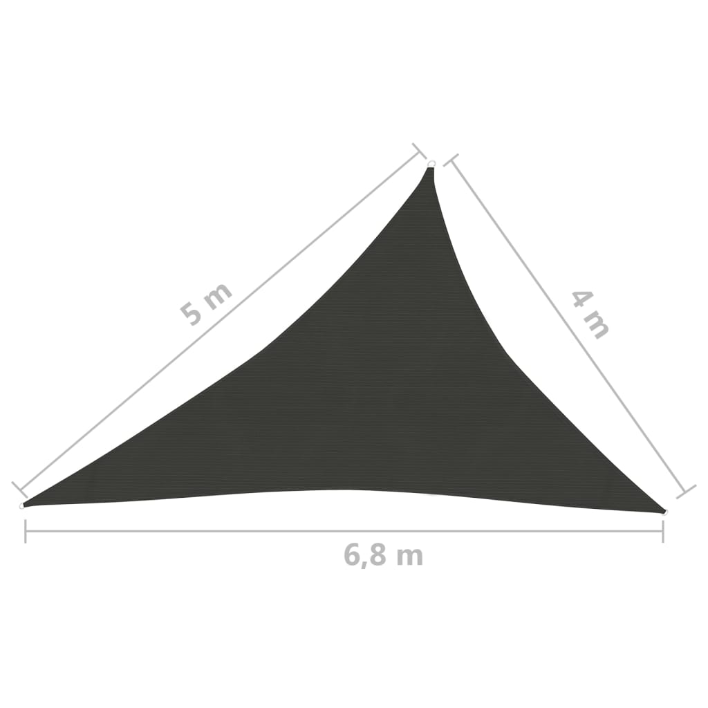 Aurinkopurje 160 g/m² musta 4x5x6,8 m HDPE - Sisustajankoti.fi