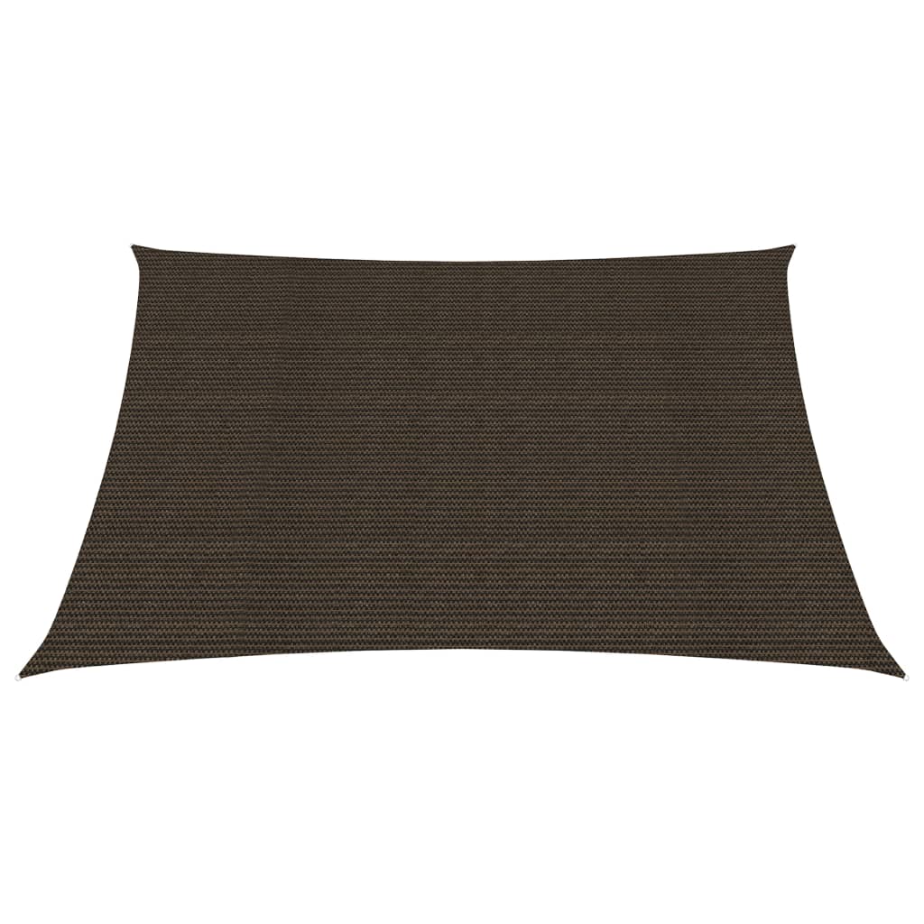 Aurinkopurje 160 g/m² ruskea 3,6x3,6 m HDPE - Sisustajankoti.fi