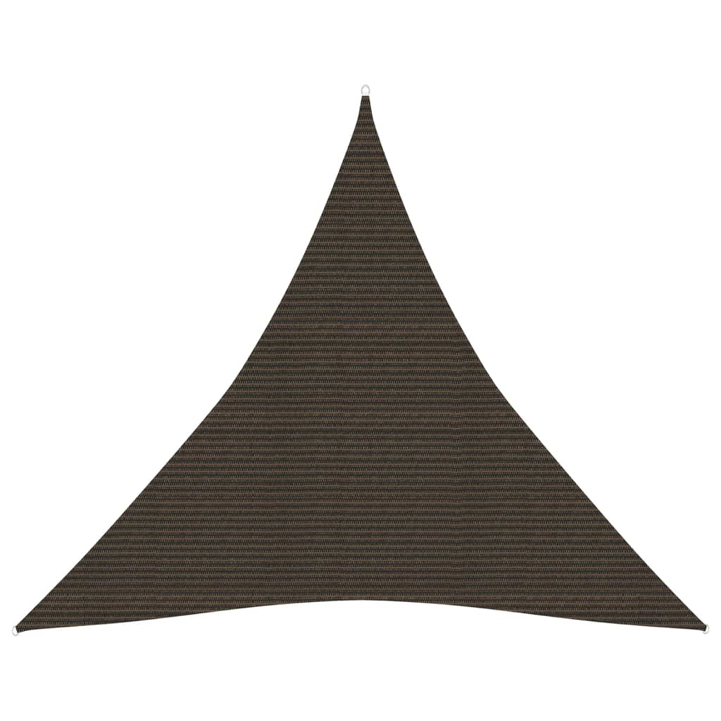 Aurinkopurje 160 g/m² ruskea 3,6x3,6x3,6 m HDPE - Sisustajankoti.fi