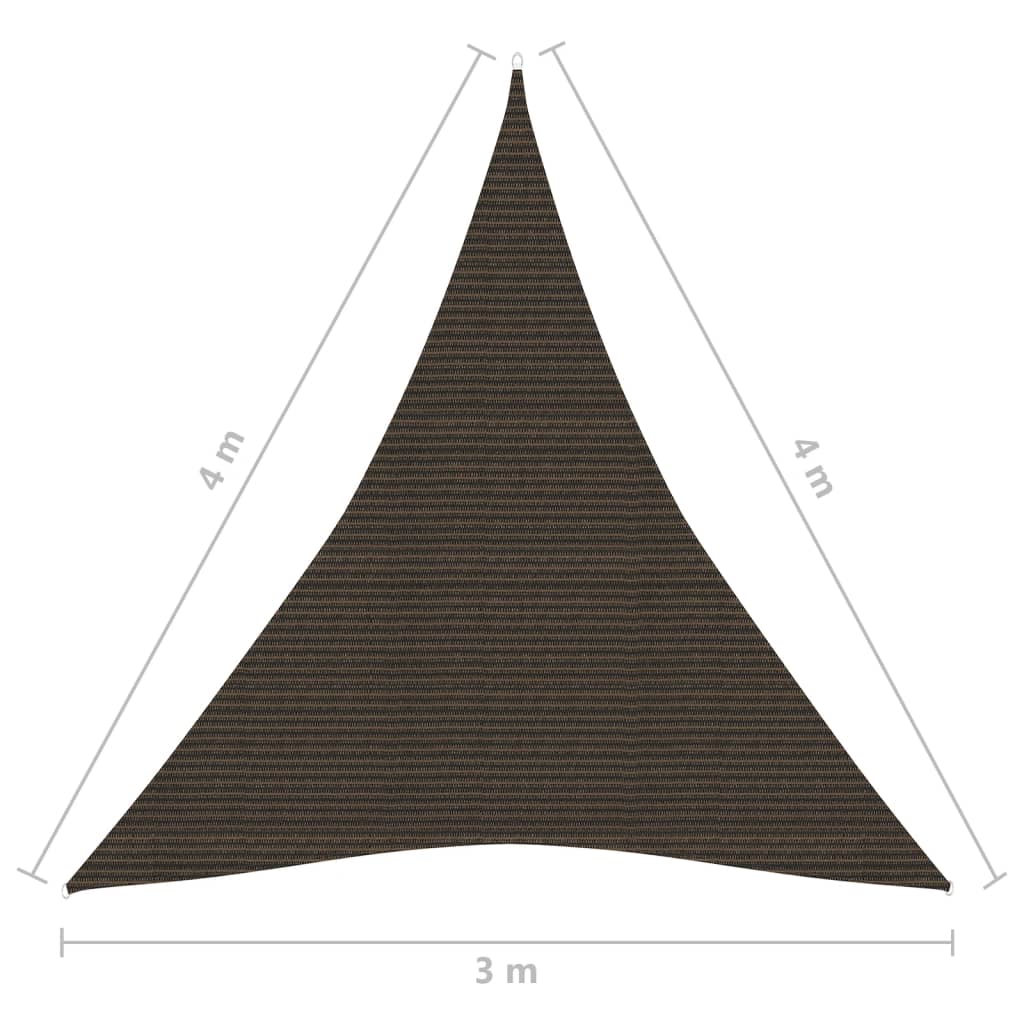 Aurinkopurje 160 g/m² ruskea 3x4x4 m HDPE - Sisustajankoti.fi