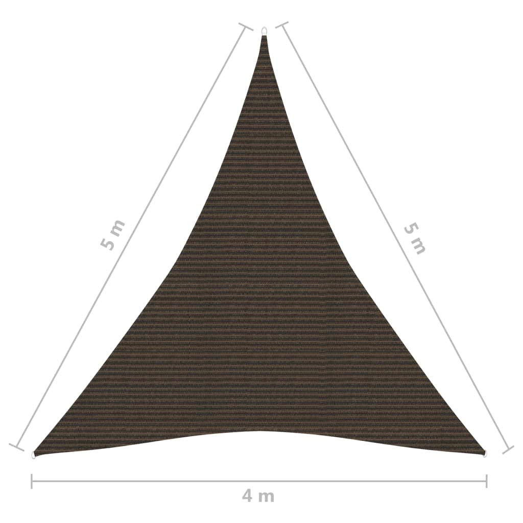 Aurinkopurje 160 g/m² ruskea 4x5x5 m HDPE - Sisustajankoti.fi