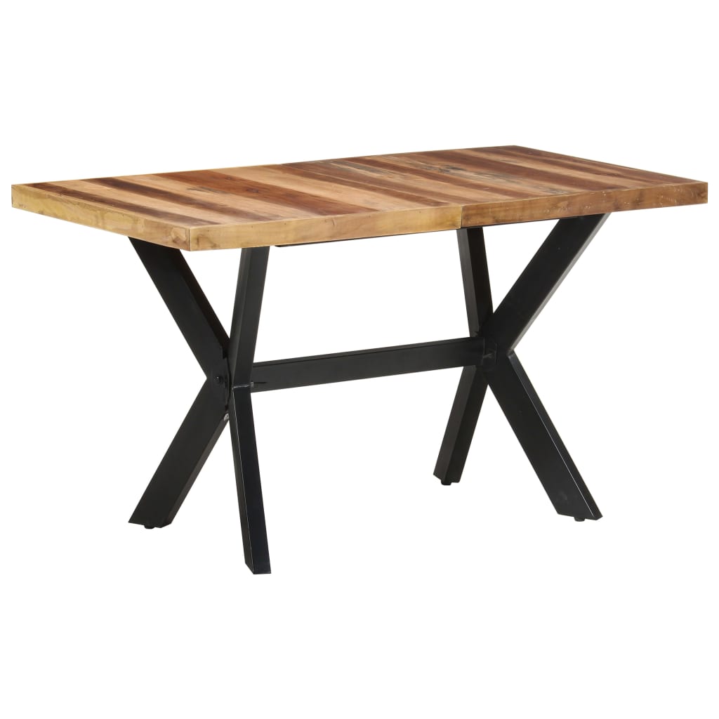Ruokapöytä 140x70x75 cm täysi puu seesamviimeistelyllä - Sisustajankoti.fi