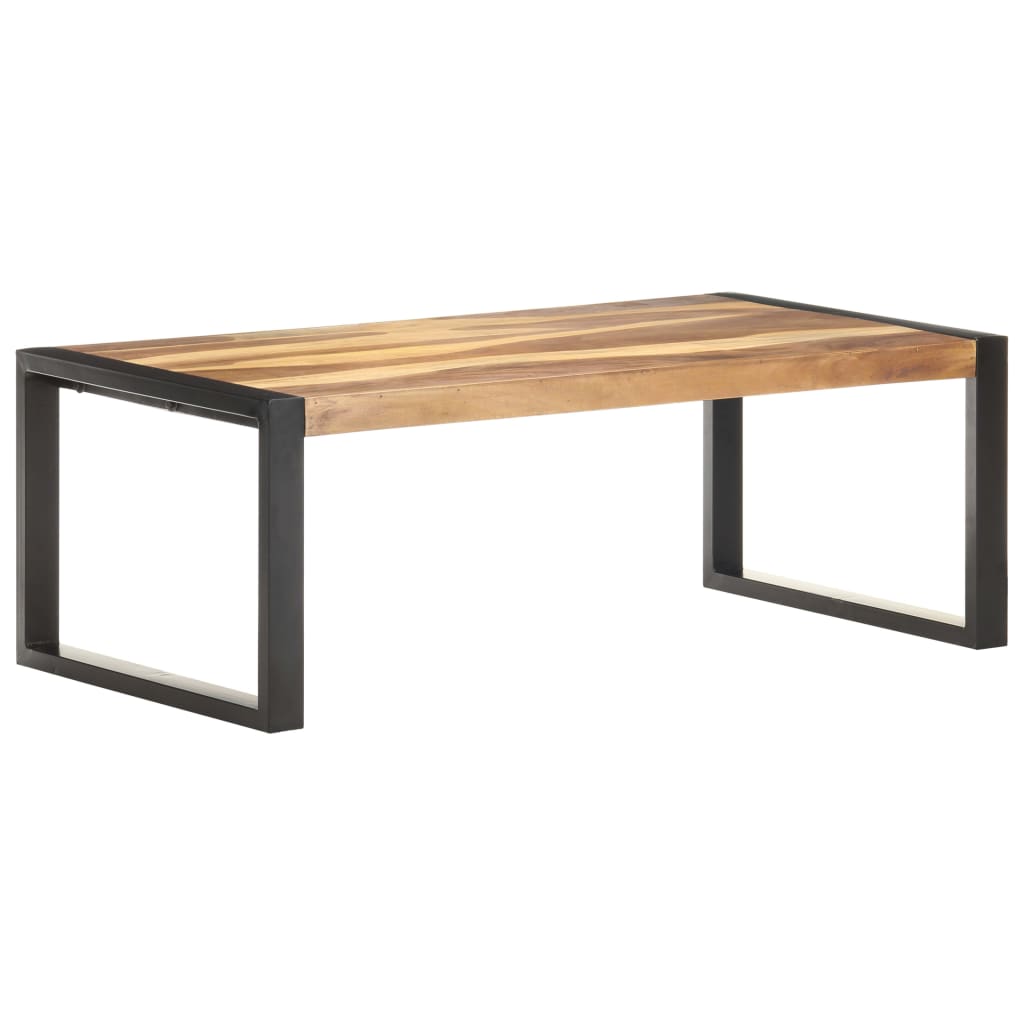 Sohvapöytä 110x60x40 cm täysi seesamviimeistelty puu - Sisustajankoti.fi
