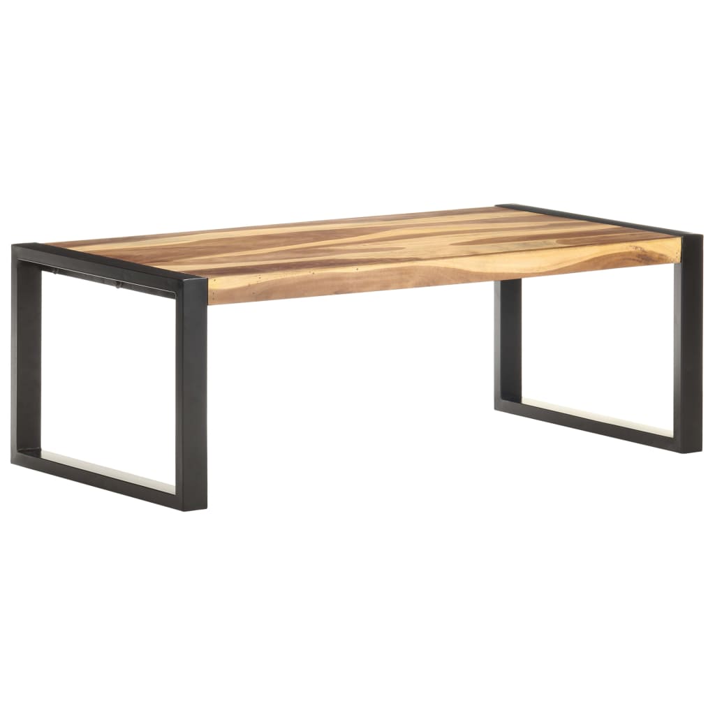 Sohvapöytä 110x60x40 cm täysi seesamviimeistelty puu - Sisustajankoti.fi