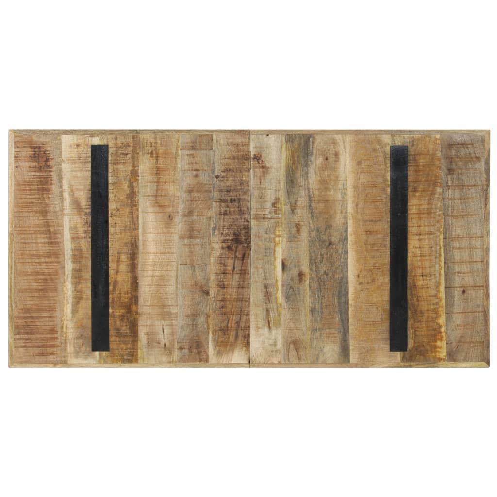 Ruokapöytä 140x70x76 cm karkea mangopuu - Sisustajankoti.fi