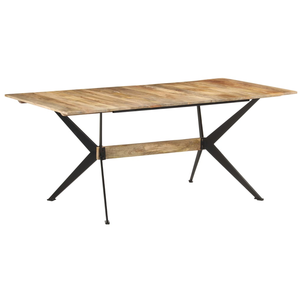 Ruokapöytä 180x90x76 cm täysi mangopuu - Sisustajankoti.fi