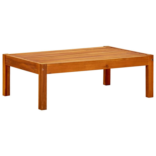 Puutarhapöytä 85x57x29 cm täysi akasiapuu - Sisustajankoti.fi