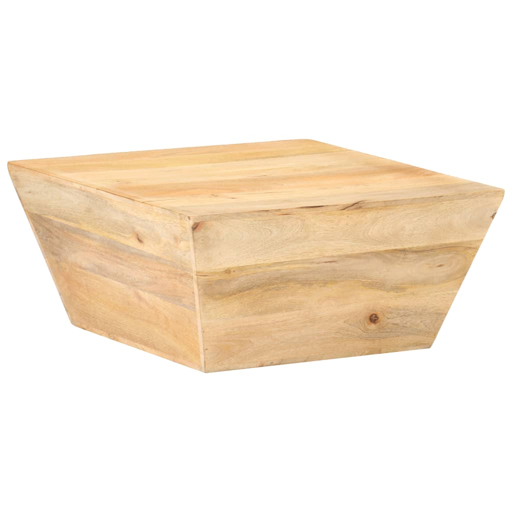 Sohvapöytä V-muotoi 66x66x30 cm täysi mangopuu - Sisustajankoti.fi