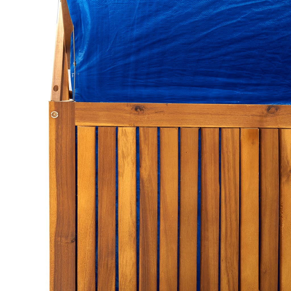 Säilytyslaatikko säleiköllä 99x55x160 cm täysi akaasiapuu - Sisustajankoti.fi