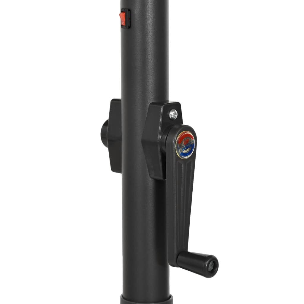 Aurinkovarjo LED-valolla vihreä 200x211 cm alumiini - Sisustajankoti.fi