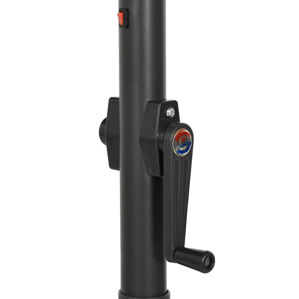 Aurinkovarjo LED-valolla terrakotta 200x211 cm alumiini - Sisustajankoti.fi