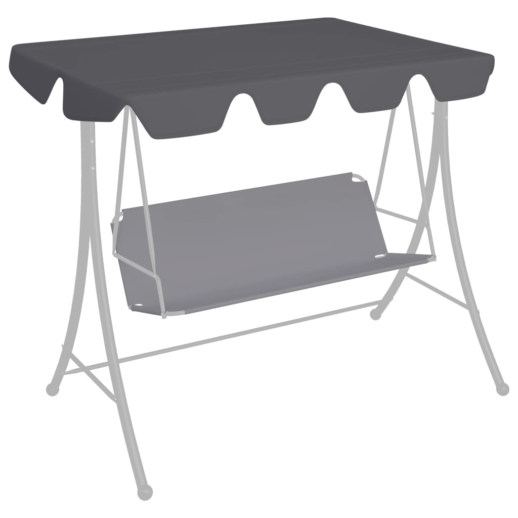 Vaihtokatos puutarhakeinuun antrasiitti 150/130x70/105 cm - Sisustajankoti.fi