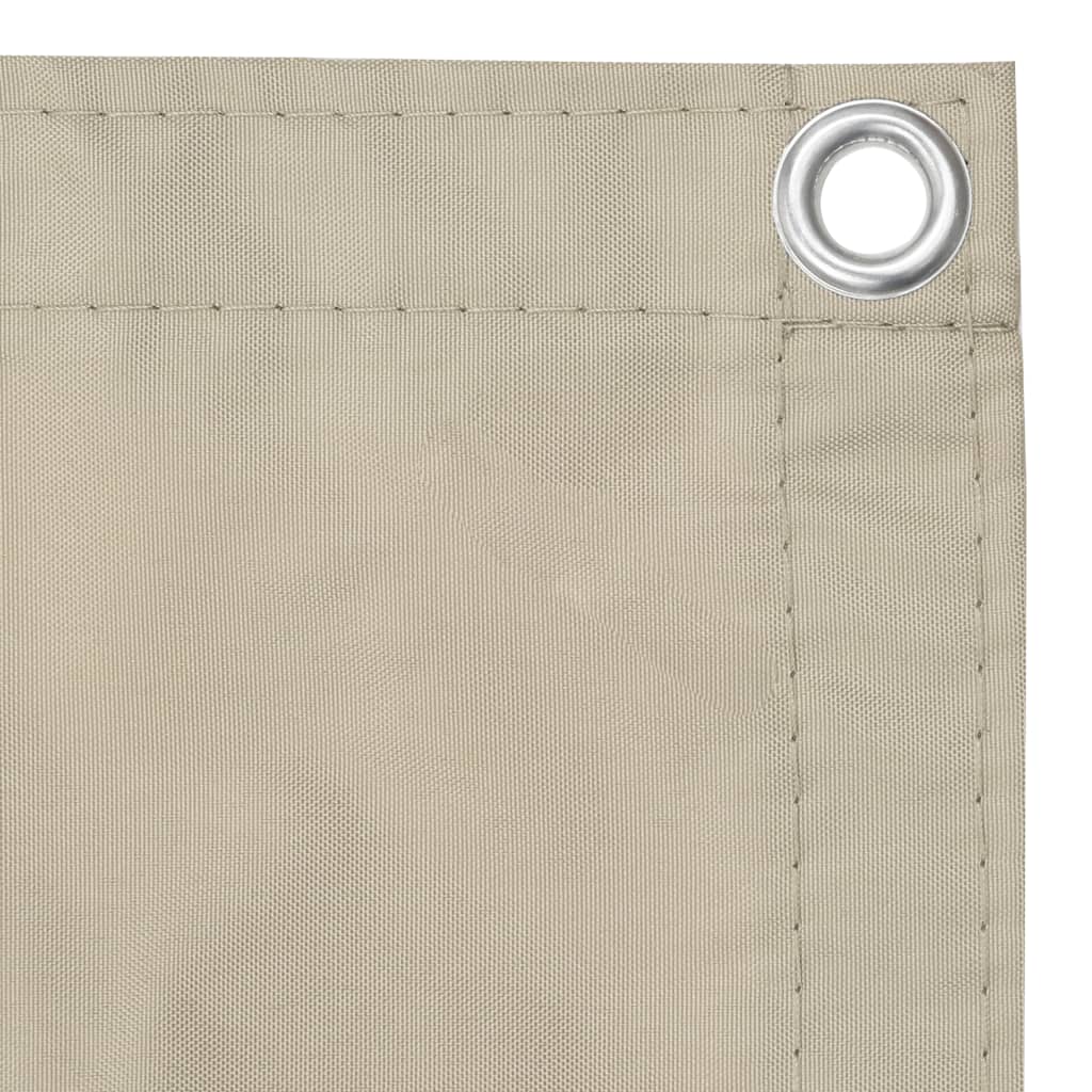 Parvekkeen suoja beige 75x300 cm Oxford kangas - Sisustajankoti.fi