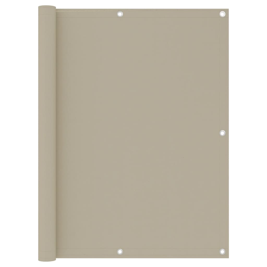 Parvekkeen suoja beige 120x300 cm Oxford kangas - Sisustajankoti.fi