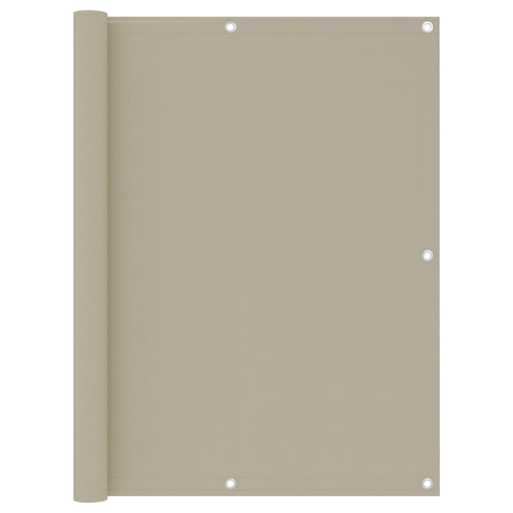 Parvekkeen suoja beige 120x400 cm Oxford kangas - Sisustajankoti.fi