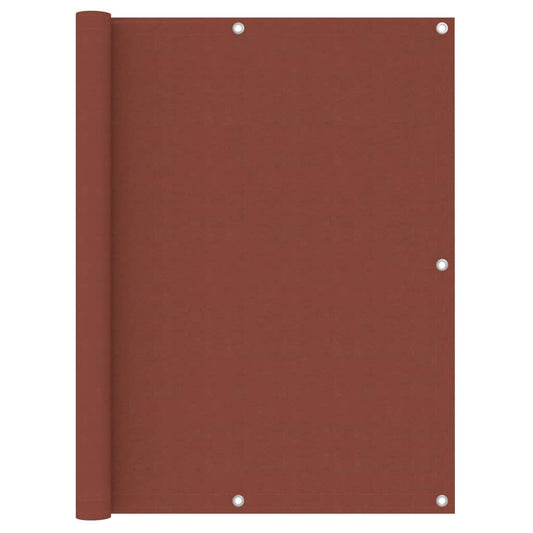 Parvekkeen suoja terrakotta 120x600 cm Oxford kangas - Sisustajankoti.fi
