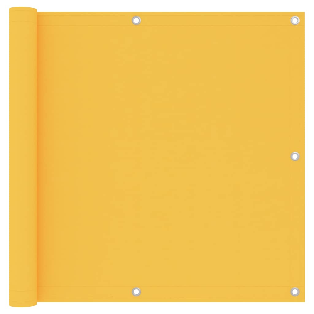 Parvekkeen suoja keltainen 90x500 cm Oxford-kangas - Sisustajankoti.fi