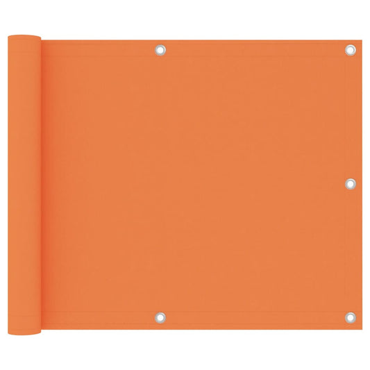 Parvekkeen suoja oranssi 75x500 cm Oxford kangas - Sisustajankoti.fi