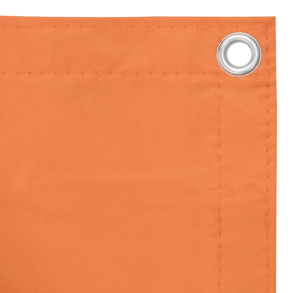Parvekkeen suoja oranssi 75x600 cm Oxford kangas - Sisustajankoti.fi