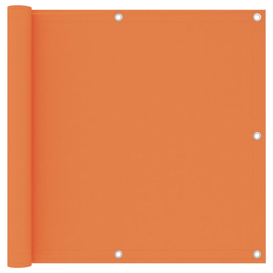 Parvekkeen suoja oranssi 90x500 cm Oxford-kangas - Sisustajankoti.fi