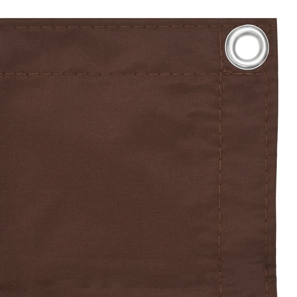 Parvekkeen suoja ruskea 90x500 cm Oxford-kangas - Sisustajankoti.fi