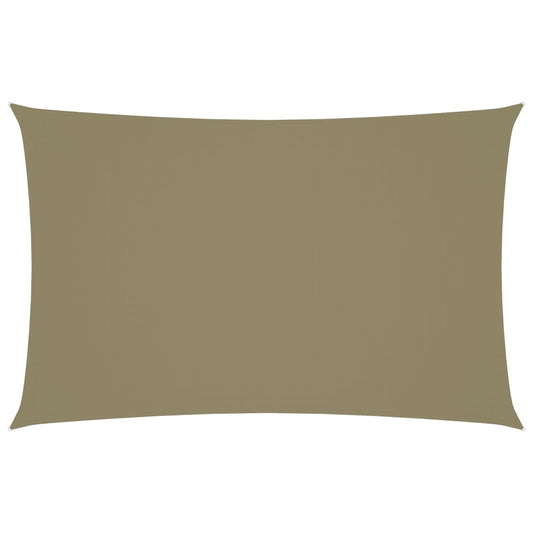 Aurinkopurje Oxford-kangas suorakaide 2x5 m beige - Sisustajankoti.fi