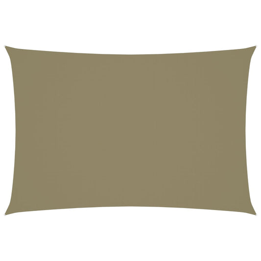 Aurinkopurje Oxford-kangas suorakaide 2,5x4,5 m beige - Sisustajankoti.fi