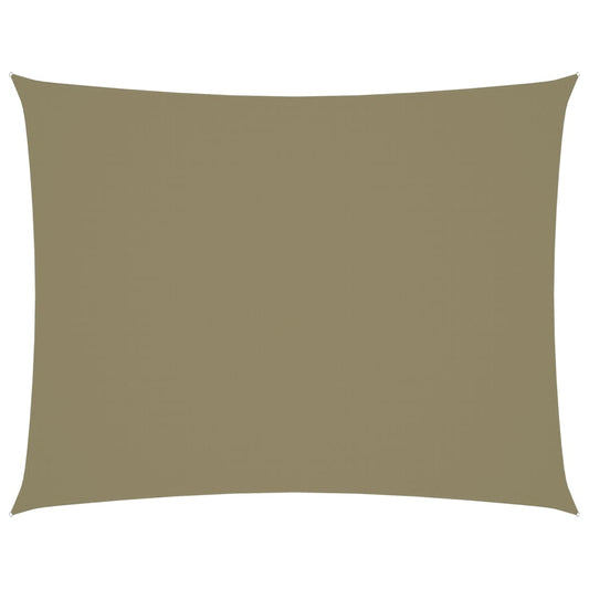 Aurinkopurje Oxford-kangas suorakaide 3x4,5 m beige - Sisustajankoti.fi