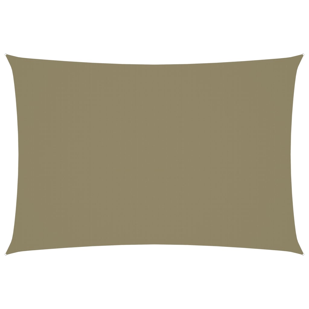 Aurinkopurje Oxford-kangas suorakaide 3x5 m beige - Sisustajankoti.fi