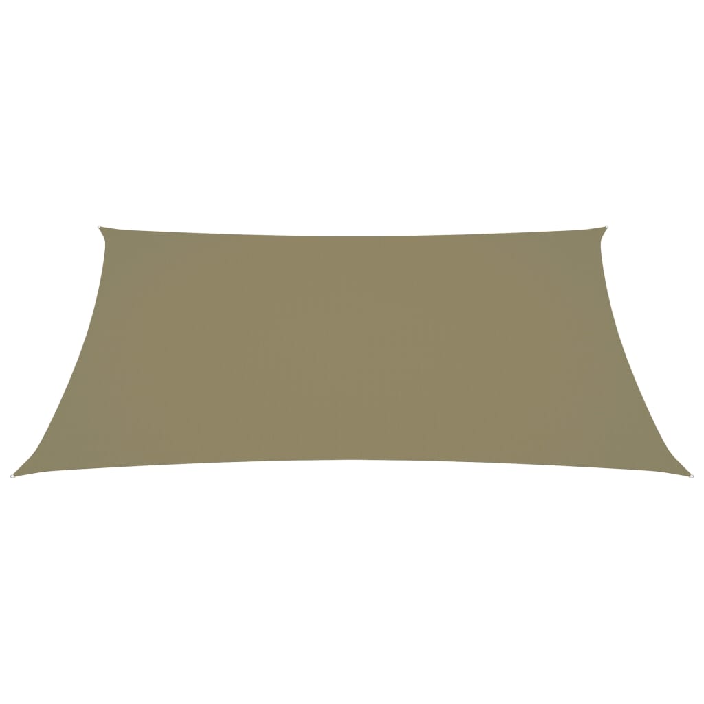 Aurinkopurje Oxford-kangas suorakaide 3x5 m beige - Sisustajankoti.fi