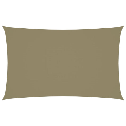 Aurinkopurje Oxford-kangas suorakaide 3x6 m beige - Sisustajankoti.fi