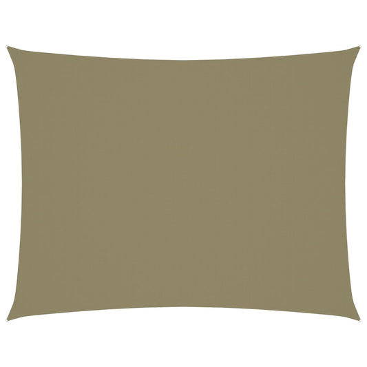 Aurinkopurje Oxford-kangas suorakaide 5x7 m beige - Sisustajankoti.fi