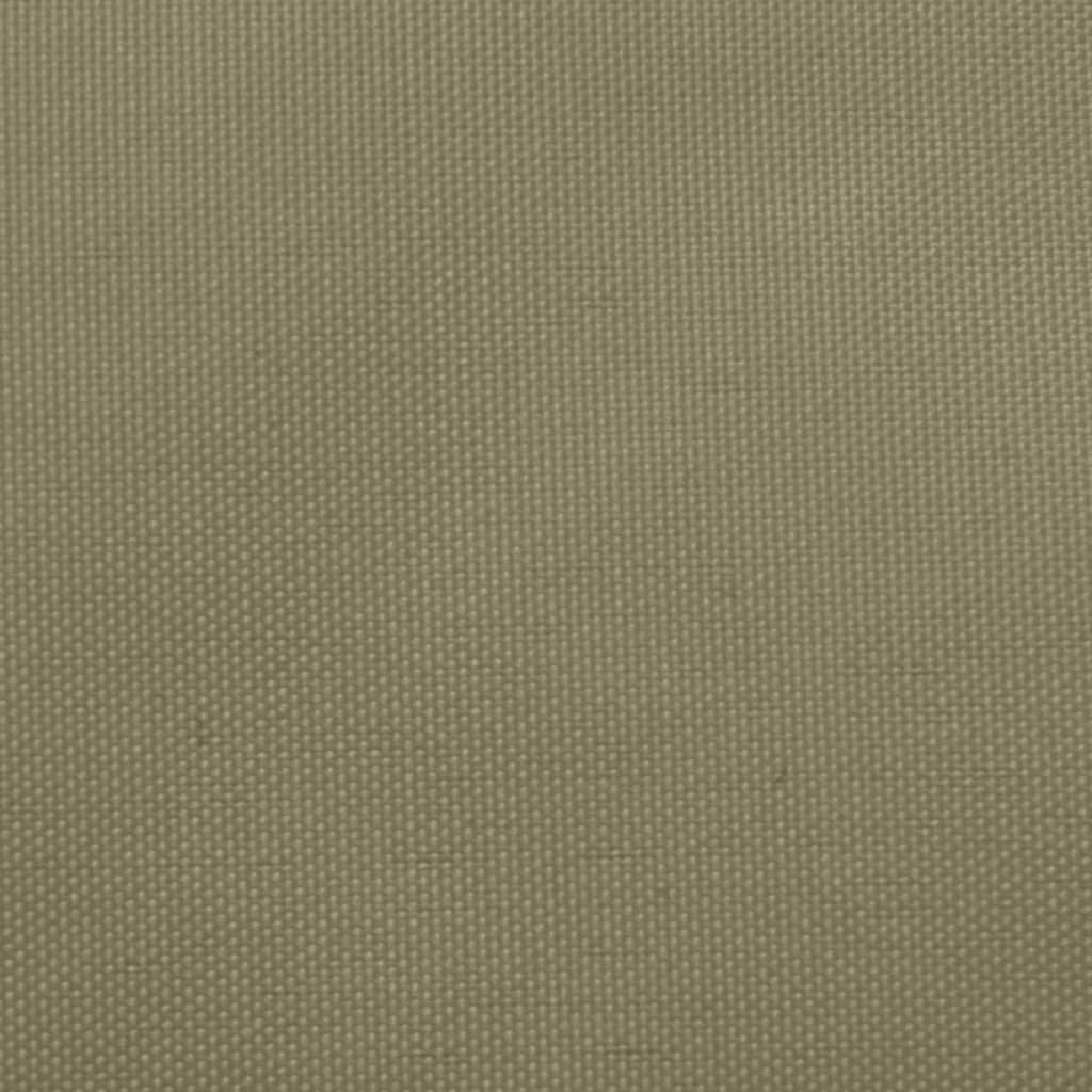 Aurinkopurje Oxford-kangas suorakaide 6x7 m beige - Sisustajankoti.fi
