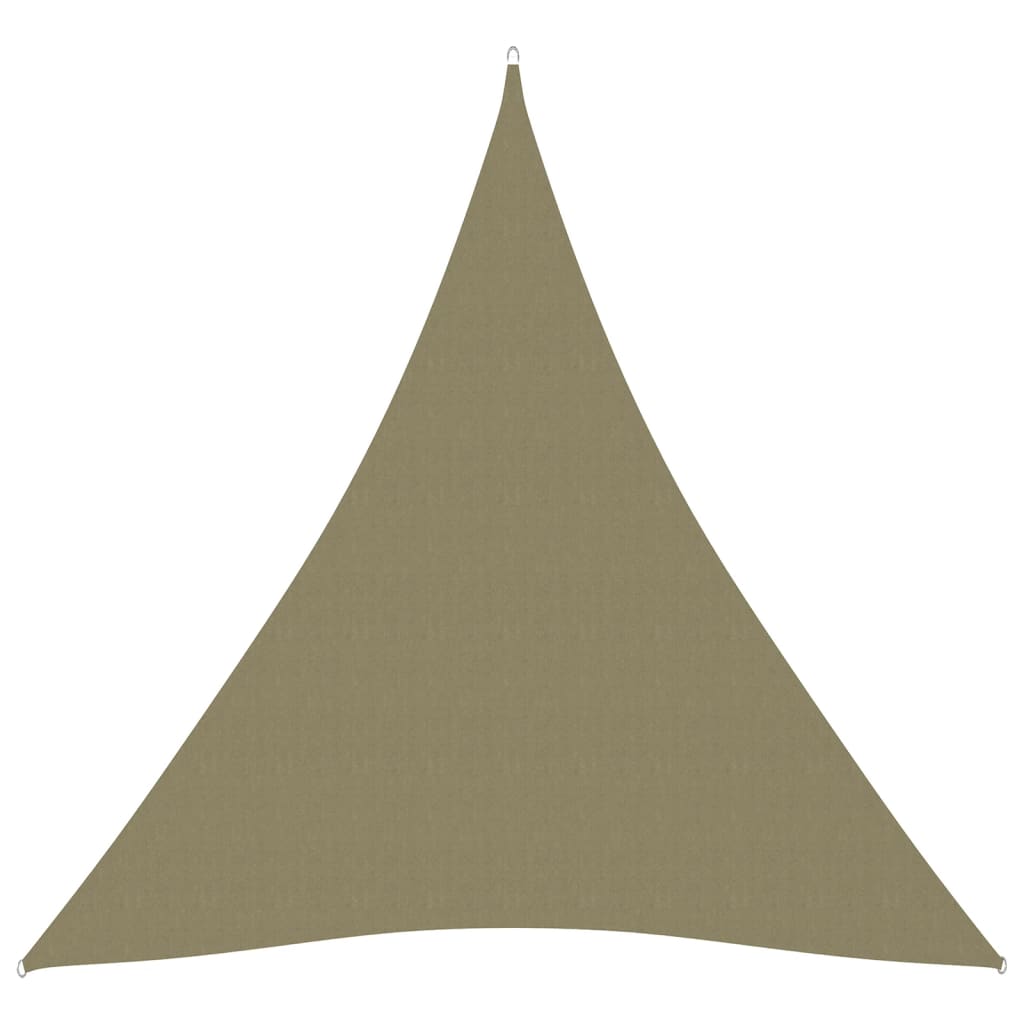 Aurinkopurje Oxford-kangas kolmio 3x4x4 m beige - Sisustajankoti.fi