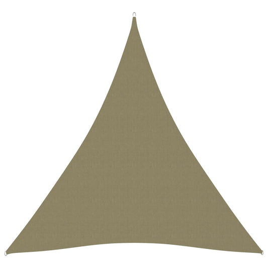 Aurinkopurje Oxford-kangas kolmio 3x4x4 m beige - Sisustajankoti.fi